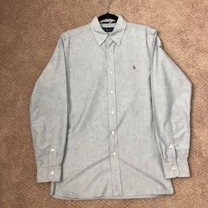 Polo Ralph Lauren Gray Oxford Mens Sz Med